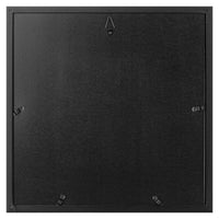 Gallery Solutions 9 Piece Black Square Photo Frame Gallery Wall Kit with Decorative Art Prints & Hanging Template