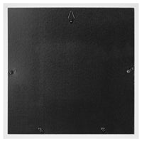 Gallery Solutions 12 Piece White Square Photo Frame Gallery Wall Kit with Decorative Art Prints & Hanging Template