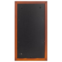 Gallery Solutions 10x20 Flat Walnut Wall Frame With Double White Mat For Two 5x7 Pictures