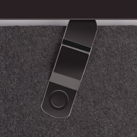 Gallery Solutions 8x8 Flat Walnut Tabletop or Wall Frame with Double White Mat For 5x5 Picture