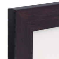 Gallery Solutions Essential Wall Picture Frame with Double Mat, 14x18 Matted To 10x13, Walnut
