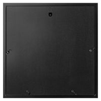 Gallery Solutions Black 12 Piece Square Photo Gallery Wall Picture Frame Set with Hanging Template, 16.5 x 10.2 x 16.7 inches