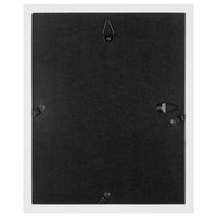 Gallery Solutions 7 Piece White Gallery Wall Kit Picture Frame Set with Decorative Art Prints & Hanging Template, Multi-Size