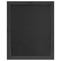 Gallery Solutions Essential Wall Picture Frame with Double Mat, 14x18 Matted To 10x13, Walnut
