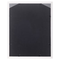 Gallery Solutions - White Wood Wall Frame 11"x14" - Premium Quality - Rectangular Wall Mount - Classic Design for 8"x10" Photos - Ready-to-Hang - Enhance Your Home or Office Decor with this Elegant Frame