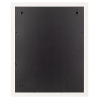 Gallery Solutions Wall Mount or Tabletop Double Picture Frame, 16x20 Matted To 11x14, White