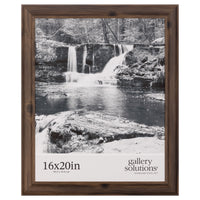Gallery Solutions Wall Mount Large Poster Frame, Walnut, 16" x 20"