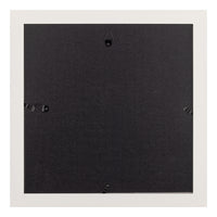 Gallery Solutions Wall Mount or Tabletop Picture Frame with Double Mat, 12x12 Matted To 8x8, White