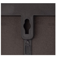 Gallery Solutions 8x8 Flat Grey Tabletop or Wall Frame with Double White Mat for 5x5 Picture