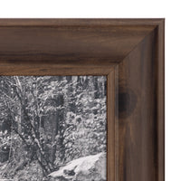 Gallery Solutions Wall Mount Large Poster Frame, Walnut, 16" x 20"