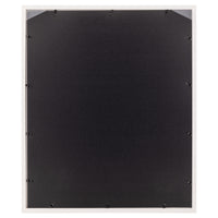 Gallery Solutions 20x24 White Wall Frame with Double White Mat For 16x20 Picture