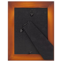 Gallery Solutions Wall or Tabletop Picture Frame with Airfloat Mat, 5x7 Matted To 4x6, Walnut